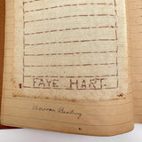 Faye Lucie Hart's Excellent Early 20th Century Sewing Book in Beautiful Condition