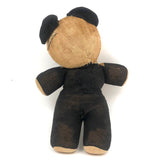 Empathetic Early Straw Stuffed Stocking Panda with Button Eyes