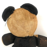 Empathetic Early Straw Stuffed Stocking Panda with Button Eyes