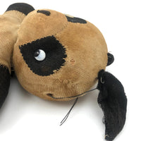 Empathetic Early Straw Stuffed Stocking Panda with Button Eyes