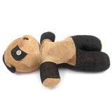 Empathetic Early Straw Stuffed Stocking Panda with Button Eyes