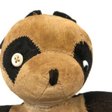 Empathetic Early Straw Stuffed Stocking Panda with Button Eyes