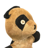 Empathetic Early Straw Stuffed Stocking Panda with Button Eyes