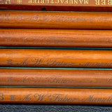 Scarce c. 1860s E. Eberhard Faber Polygrade Drawing Pencils in Original Case with Snap Closure