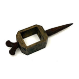 Beautiful Early Brass and Iron Trammel Point