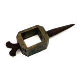 Beautiful Early Brass and Iron Trammel Point