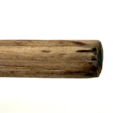 Wonderful Antique Handpainted Treen Pencil Shaped Pencil Box (With Early Pencil, As Found)