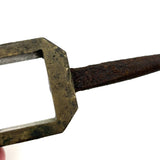 Beautiful Early Brass and Iron Trammel Point