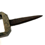 Beautiful Early Brass and Iron Trammel Point