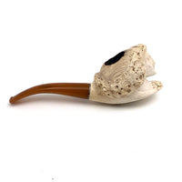 19th C. Meerschaum Pipe with Figurehead-esque Female Bust