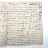 The World Revolves Around the Sun (Good Manners), c. 1890 Penmanship Notebook, Full