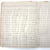 The World Revolves Around the Sun (Good Manners), c. 1890 Penmanship Notebook, Full