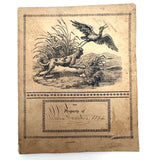 Rhoba Saunders' Very Much of the Time 1824 Penmanship Notebook, Scituate, RI