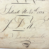 Rhoba Saunders' Very Much of the Time 1824 Penmanship Notebook, Scituate, RI