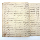 Rhoba Saunders' Very Much of the Time 1824 Penmanship Notebook, Scituate, RI