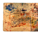 No. A1: Early Milton Bradley Watercolor Tin with Excellent Graphics, Blotter Papers, and Well Used Colors, c. 1890