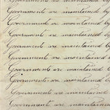 Rhoba Saunders' Very Much of the Time 1824 Penmanship Notebook, Scituate, RI