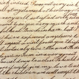 Vulgar Fractions Math Notebook with 1818 Letter from Boston