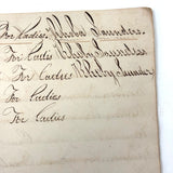 Rhoba Saunders' Very Much of the Time 1824 Penmanship Notebook, Scituate, RI