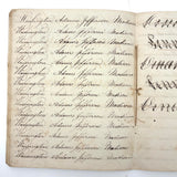 Rhoba Saunders' Very Much of the Time 1824 Penmanship Notebook, Scituate, RI