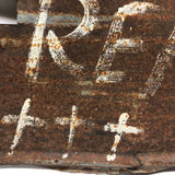 W.C. Rice REPENT Painting on Tin from Miracle Cross Garden, Prattville, Alabama