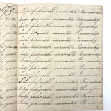 Rhoba Saunders' Very Much of the Time 1824 Penmanship Notebook, Scituate, RI