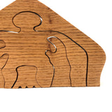 Hands on Nude, 1988 Folk Art Puzzle from Iowa Farmer to His Second Cousin Lillian!