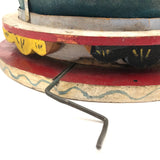 Very Tender 1952 Signed Folk Art Hand-cranked Carousel