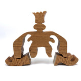 Hands on Nude, 1988 Folk Art Puzzle from Iowa Farmer to His Second Cousin Lillian!