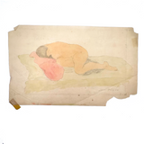 Samuel Wood Gaylor Signed Watercolor Nude, c 1920s