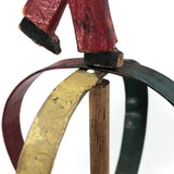 Very Tender 1952 Signed Folk Art Hand-cranked Carousel