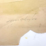 Samuel Wood Gaylor Signed Watercolor Nude, c 1920s