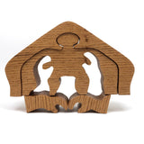 Hands on Nude, 1988 Folk Art Puzzle from Iowa Farmer to His Second Cousin Lillian!