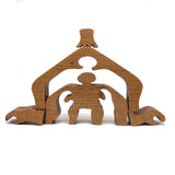 Hands on Nude, 1988 Folk Art Puzzle from Iowa Farmer to His Second Cousin Lillian!