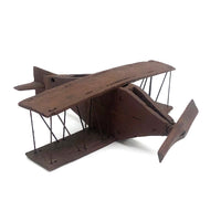 Sweet Old Scratch Made Wooden Biplane