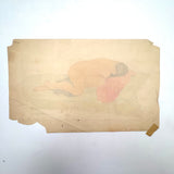 Samuel Wood Gaylor Signed Watercolor Nude, c 1920s