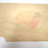 Samuel Wood Gaylor Signed Watercolor Nude, c 1920s