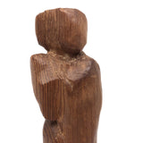 Abstracted Figure(s), Modernist Mid Century Carved Sculpture