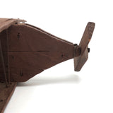 Sweet Old Scratch Made Wooden Biplane