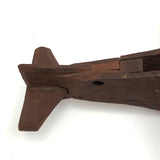 Sweet Old Scratch Made Wooden Biplane