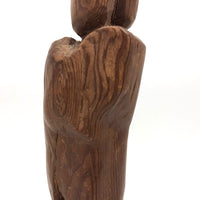 Abstracted Figure(s), Modernist Mid Century Carved Sculpture