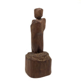 Abstracted Figure(s), Modernist Mid Century Carved Sculpture