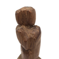 Abstracted Figure(s), Modernist Mid Century Carved Sculpture