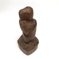 Abstracted Figure(s), Modernist Mid Century Carved Sculpture