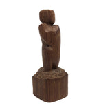 Abstracted Figure(s), Modernist Mid Century Carved Sculpture