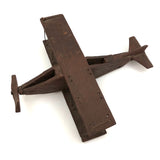Sweet Old Scratch Made Wooden Biplane