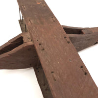 Sweet Old Scratch Made Wooden Biplane