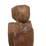 Abstracted Figure(s), Modernist Mid Century Carved Sculpture