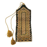 Lovely 19th Century Bargello Needlework Sewing Pouch with Needlebook and Pin Cushion