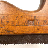 G. Goffsehalk's Wonderful Handmade Stair / Kerfing Saw (with Excellent Corrected E)